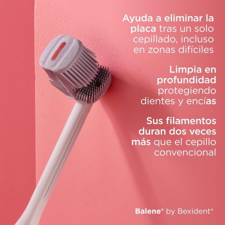 BEXIDENT CEPILLO DENTAL BALENE ADULTO SUAVE COLOR ROJO CORAL