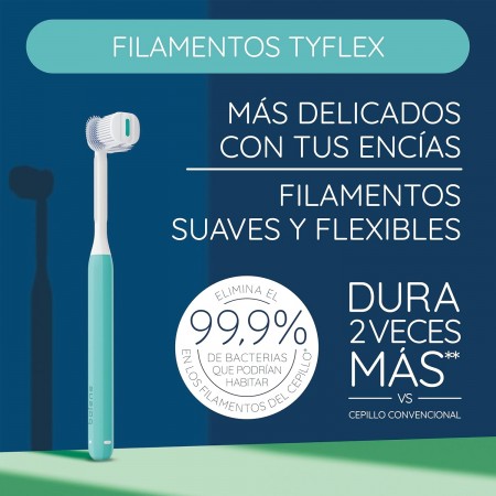 BEXIDENT CEPILLO DENTAL BALENE ADULTO MEDIO COLOR AGUAMARINA