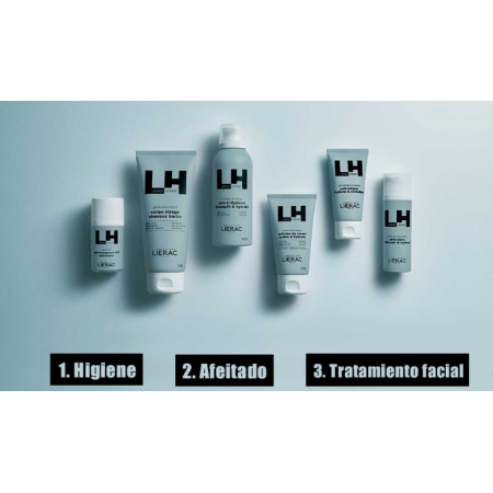 LIERAC HOMME PACK FACIAL FLUIDO ANTIEDAD GLOBAL 50ML + REGALO HOMME DESODORANTE 50ML