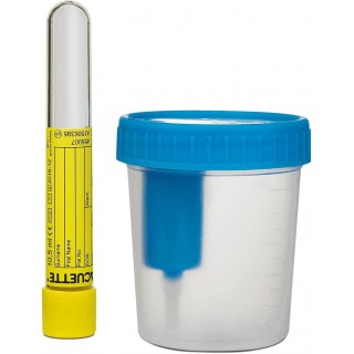 INTERAPOTHEK ENVASE DE RECOGIDA DE MUESTRAS 120 ML + TUBO DE VACIO