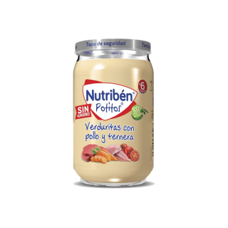 NUTRIBEN POTITO POLLO Y TERNERA CON VERDURITAS 235 G