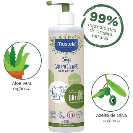 MUSTELA BIO AGUA MICELAR CARA & CUERPO 400ML