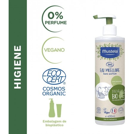MUSTELA BIO AGUA MICELAR CARA & CUERPO 400ML