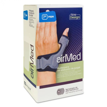 PRIM MUÑEQUERA DE ABDUCCION DE PULGAR AIRMED REF AM202G COLOR GRIS TALLA S