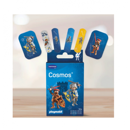 HARTMANN TIRITAS PLAYMOBIL APOSITO ADHESIVO BOYS 12 UNIDADES SURTIDAS
