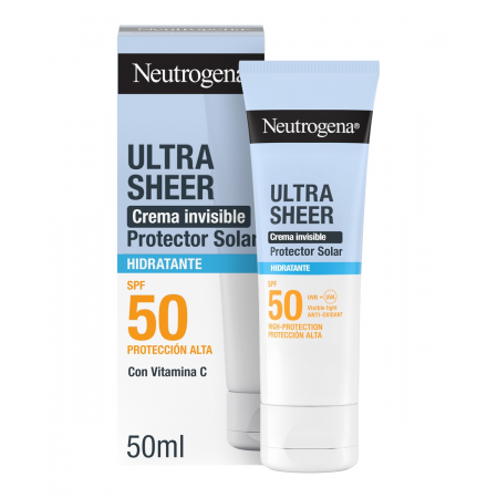 NEUTROGENA ULTRA SHEER CREMA INVISIBLE SPF50 HIDRATANTE 50ML