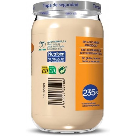 NUTRIBEN MANZANA PLATANO Y ZANAHORIA 1 POTITO 235 G