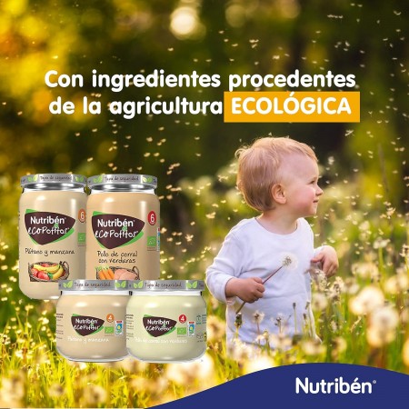 NUTRIBEN ECOPOTITOS VERDURAS DE LA HUERTA CON TERNERA ECOLOGICA 235G