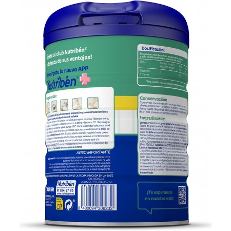 NUTRIBEN CONTINUACION 2 INNOVA 800 G