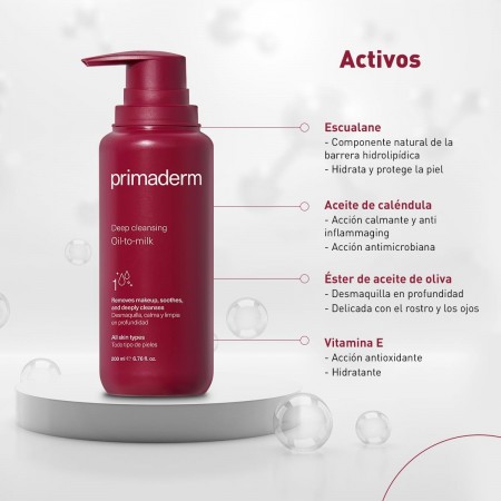 PRIMADERM DEEP CLEANSING OIL TO MILK ACEITE LIMPIADOR 200 ML