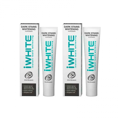 IWHITE DUPLO PASTA DENTAL BLANQUEADORA MANCHAS OSCURAS 2 X 75 ML