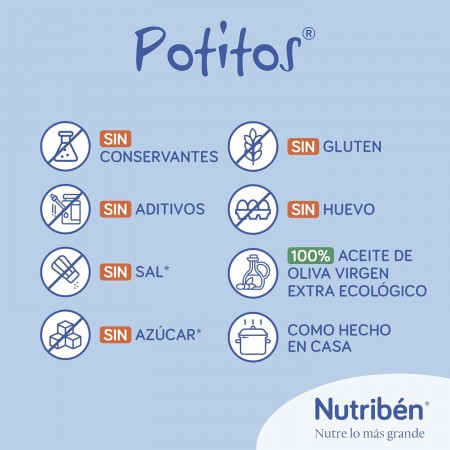 NUTRIBEN POTITOS FRUTAS VARIADAS 235 G