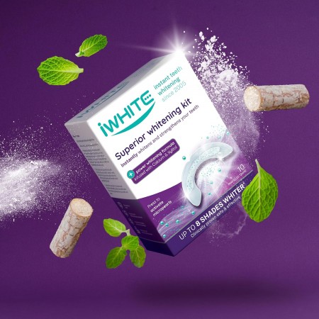 IWHITE KIT DE BLANQUEAMIENTO SUPREMO: 10 MOLDES + GRATIS PASTA DENTAL BLANQUEANTE NATURAL 75 ML