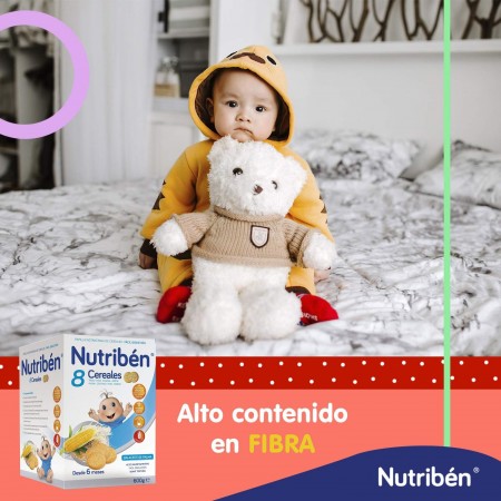 NUTRIBEN 8 CEREALES Y MIEL 4 FRUTAS 600 G