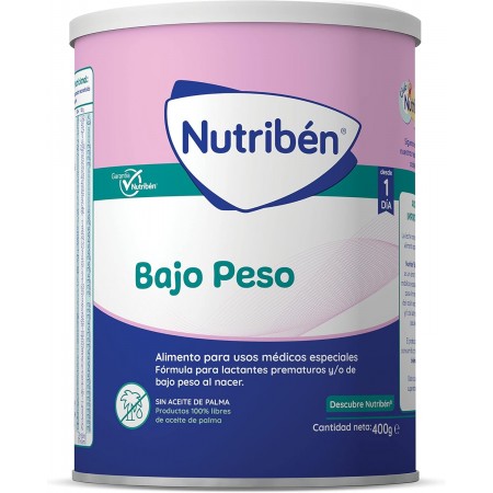 NUTRIBEN LECHE RN BAJO PESO 400 G