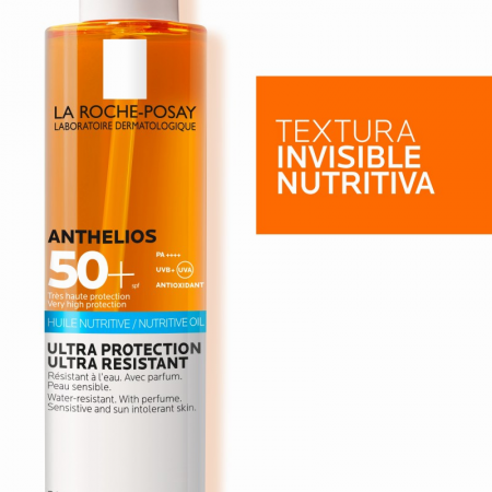 ANTHELIOS ACEITE NUTRITIVO INVISIBLE SPF50+ SPRAY VAPORIZADOR 200 ML