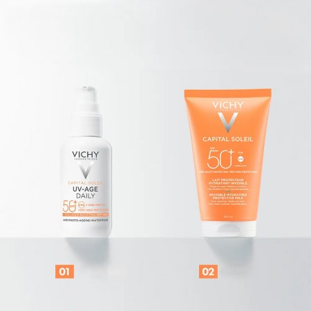 VICHY CAPITAL SOLEIL PROTECTOR FAMILIAR SPF50 LECHE HIDRATANTE INVISIBLE 150 ML