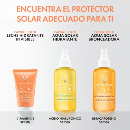 VICHY CAPITAL SOLEIL PROTECTOR FAMILIAR SPF50 LECHE HIDRATANTE INVISIBLE 150 ML