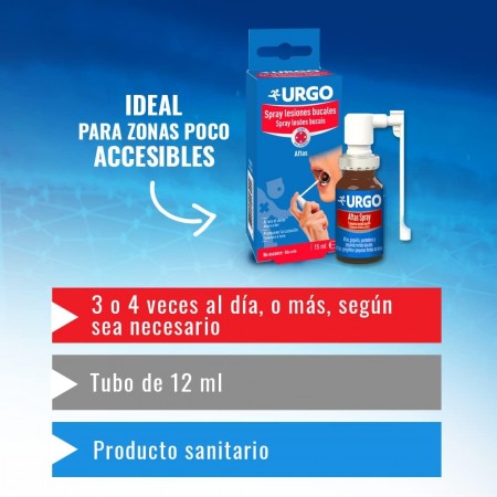URGO SPRAY  AFTAS LESIONES BUCALES 15 ML