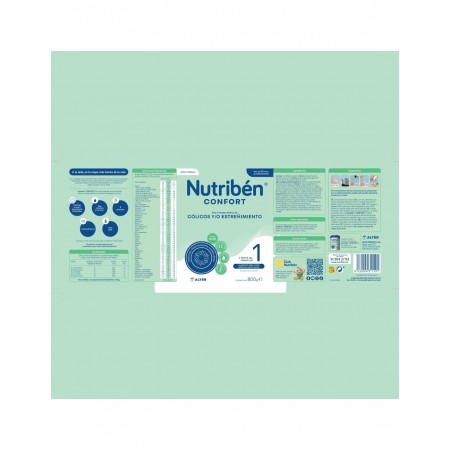 NUTRIBEN CONFORT 1 LECHE EN POLVO 800 G