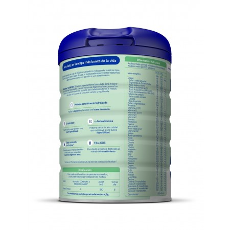 NUTRIBEN CONFORT 2 LECHE EN POLVO 800 G