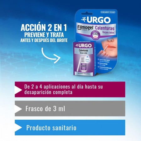 URGO CALENTURAS 3 ML