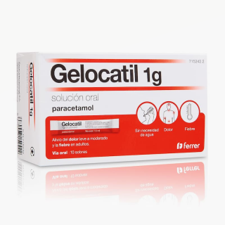 GELOCATIL 1 G 10 SOBRES SOLUCION ORAL