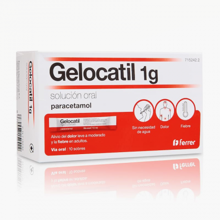GELOCATIL 1 G 10 SOBRES SOLUCION ORAL