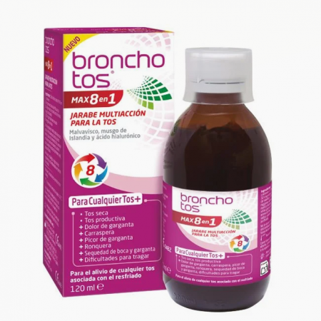 BRONCHOTOS MAX 8 EN 1 SOLUCION ORAL 120 ML
