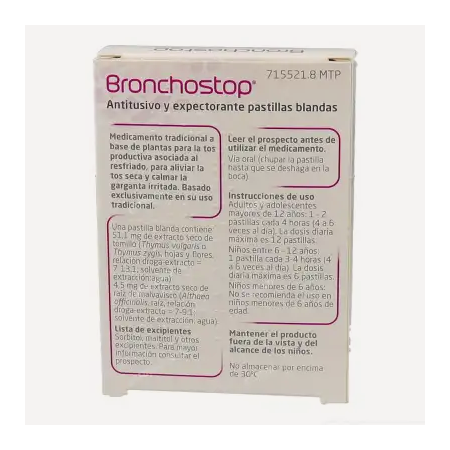 BRONCHOSTOP 20 PASTILLAS BLANDAS