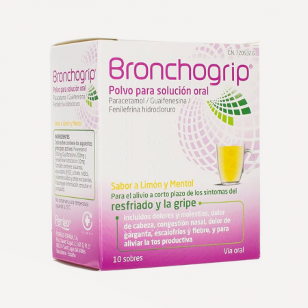 BRONCHOGRIP 10 SOBRES EN POLVO