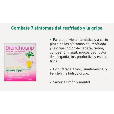 BRONCHOGRIP 10 SOBRES EN POLVO
