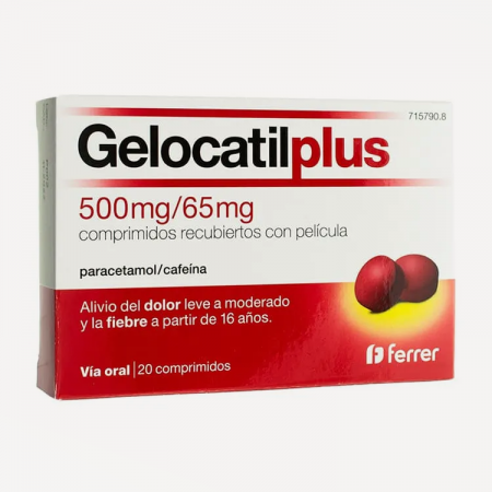 GELOCATIL PLUS 500/65MG 20 COMPRIMIDOS