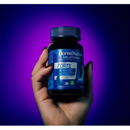 DORMINATUR MELATONINA GUMMIES FORTE SABOR FRUTA 60 CARAMELOS DE GOMA
