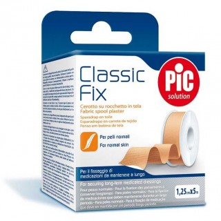 ESPARADRAPO PIC CLASIC FIX DE TELA 1.25 CM X 5M