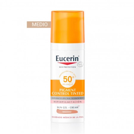 EUCERIN SUN PROTECTION PIGMENT CONTROL FPS50+ GEL-CREMA COLOR MEDIO 50 ML