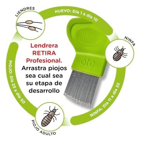 OTC ANTIPIOJOS LENDRERA ESTRIADA PROFESIONAL 1 PEINE