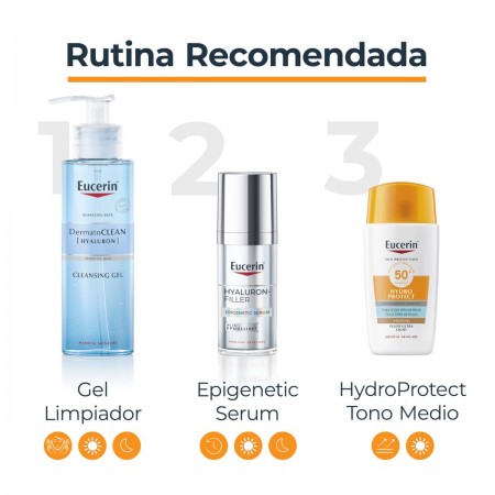 EUCERIN SUN HYDRO PROTECT SPF50+ ULTRA LIGHT CON COLOR MEDIO FLUIDO 50 ML