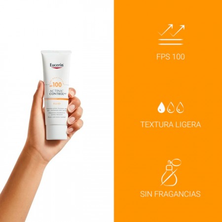 EUCERIN SUN PROTECTION FPS100 ACTINIC CONTROL MD FLUIDO 80 ML