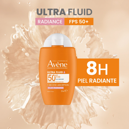 AVENE ULTRA FLUID RADIANCE SPF50+ LUMINOSIDAD 50 ML