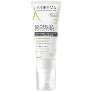 A-DERMA EXOMEGA ALLERGO BALSAMO EMOLIENTE ANTI-RASCADO 40 ML