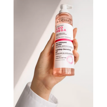 A-DERMA EXOMEGA FACIAL GEL LIMPIADOR CALMANTE 200 ML