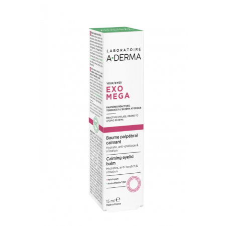 A-DERMA EXOMEGA BALSAMO PALPEBRAL CALMANTE 15 ML