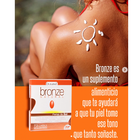 DRASANVI BRONZE NATURAL PERLAS DE SOL 30 PERLAS
