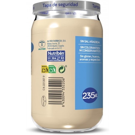 NUTRIBEN POTITOS BECHAMEL CON LENGUADO Y MERLUZA 235 G