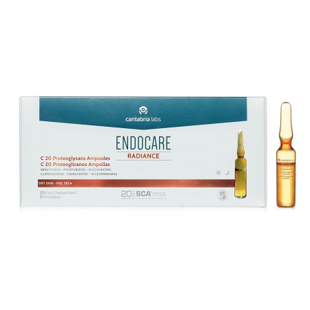 ENDOCARE RADIANCE C20 PROTEOGLICANOS PIEL SECA 30 AMPOLLAS 2 ML