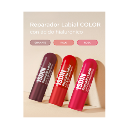 ISDIN REPARADOR LABIAL STICK COLOR ROJO 4 G