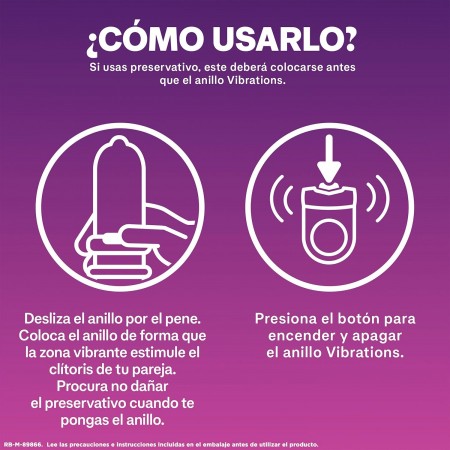 DUREX INTENSE ORGASMIC VIBRATIONS ANILLO VIBRADOR