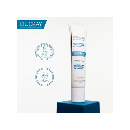 DUCRAY KELUAL DS CARA Y CEJAS CREMA CALMANTE 40 ML