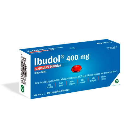 IBUDOL 400 MG 20 CAPSULAS BLANDAS
